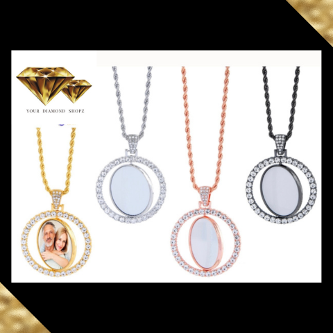 Personalized Circle Pendant Necklaces